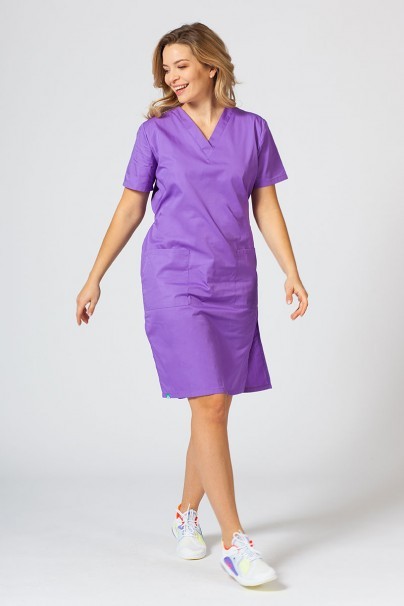 Women’s Sunrise Uniforms straight scrub dress violet-1