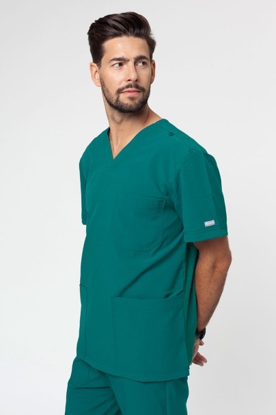 Men's Maevn Momentum V-neck scrub top green-1