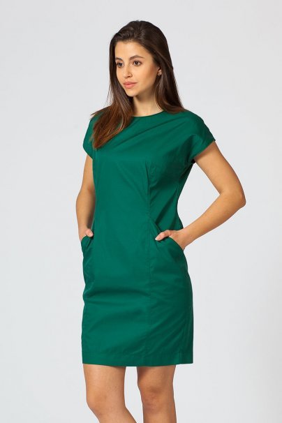 Women's Sunrise Uniforms Elite scrub dress bottle green-1