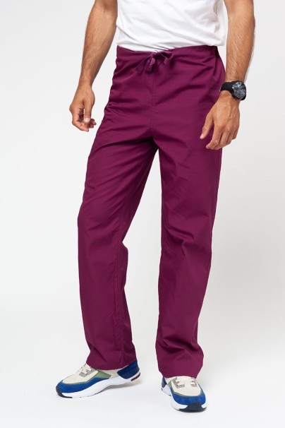 Men’s Cherokee Originals Cargo scrub trousers wine-1