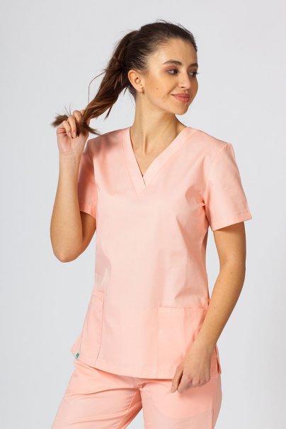 Women's Sunrise Uniforms Basic Light scrub top blush pink-1