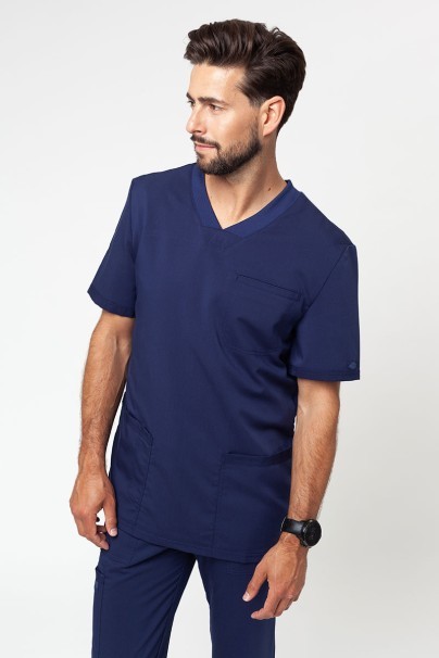 Men's Dickies Balance V-neck scrub top navy-1