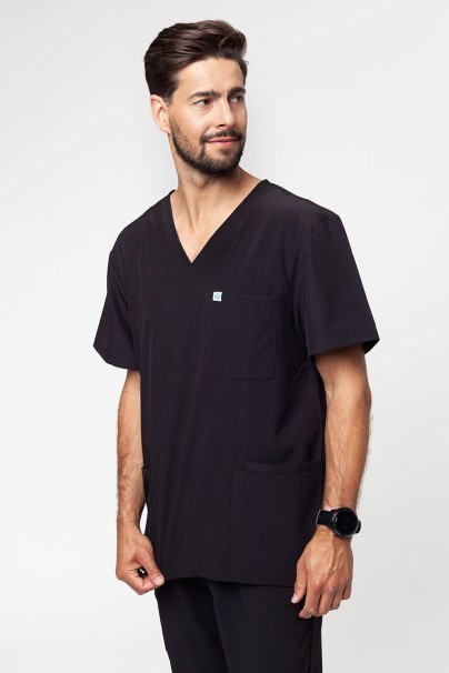 Men's Uniforms World 309TS™ Louis scrub top black-1