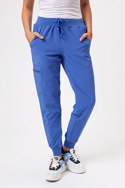 Women's Sunrise Move Go scrub trousers ceil blue