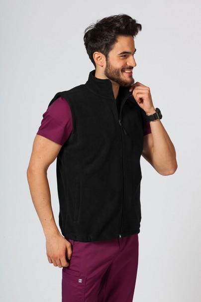 Men’s Malfini Fleece vest black-1