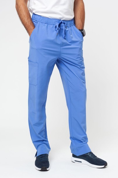 Men’s Adar Uniforms Slim Leg Cargo trousers ceil blue-1