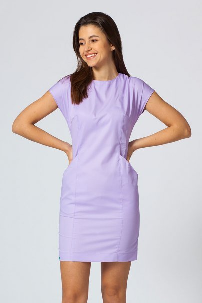 Women's Sunrise Uniforms Elite scrub dress lavender-1