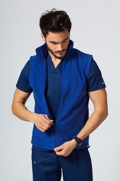 Men’s Malfini Fleece vest royal blue-1