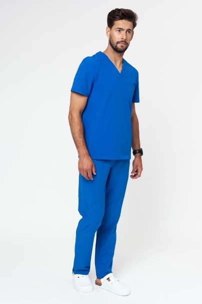 Men’s Adar Uniforms Cargo scrubs set (with Modern top) royal blue-1