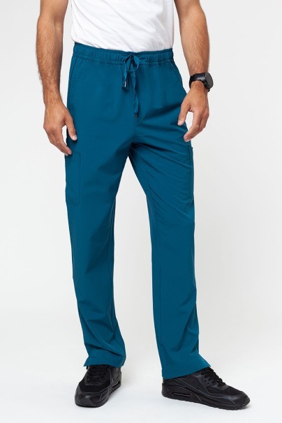 Men’s Adar Uniforms Slim Leg Cargo trousers caribbean blue-1