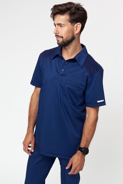 Men's Cherokee Revolution Active Men Polo scrub top navy-1