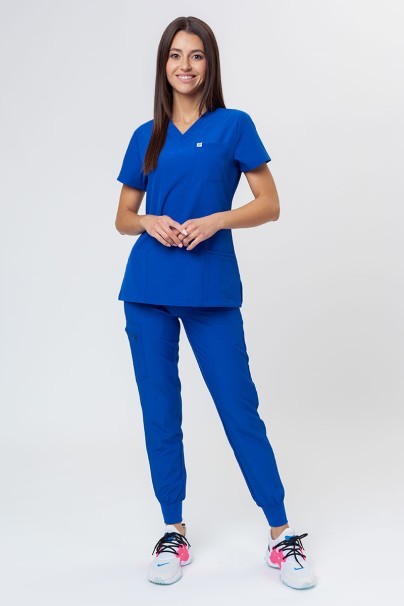 Women’s Uniforms World 309TS™ Valiant scrubs set royal blue-1