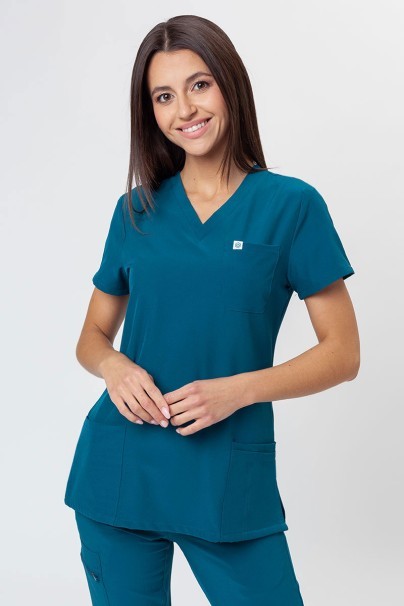 Women's Uniforms World 309TS™ Valiant scrub top caribbean blue-1