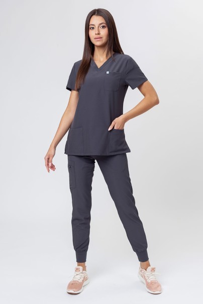Women’s Uniforms World 309TS™ Valiant scrubs set pewter-1