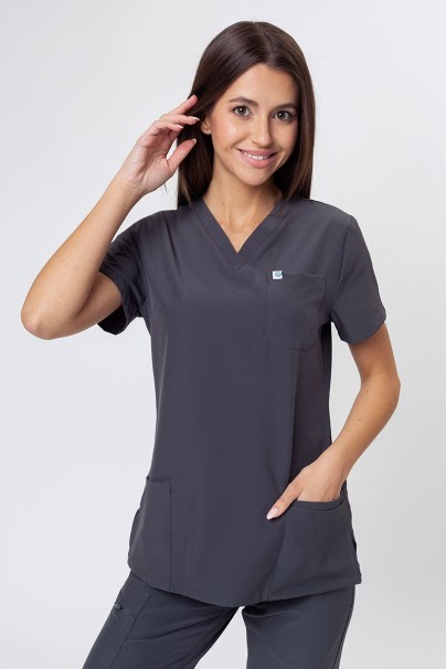 Women's Uniforms World 309TS™ Valiant scrub top pewter-1