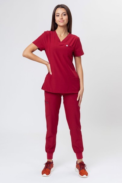 Women’s Uniforms World 309TS™ Valiant scrubs set burgundy-1