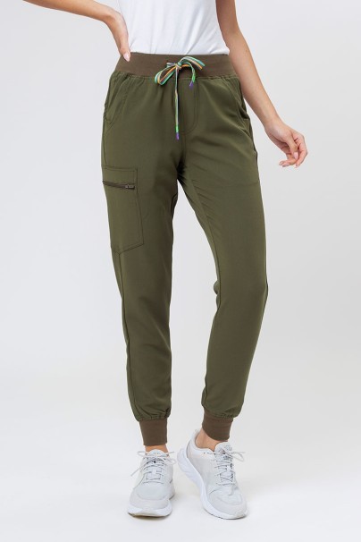 Women's Uniforms World 518GTK™ Avant Phillip On-Shift scrub trousers olive-1