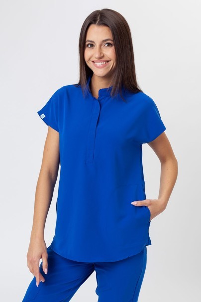 Women's Uniforms World 518GTK™ Avant scrub top royal blue-1