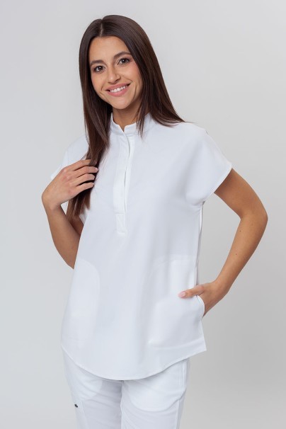 Women's Uniforms World 518GTK™ Avant scrub top white-1