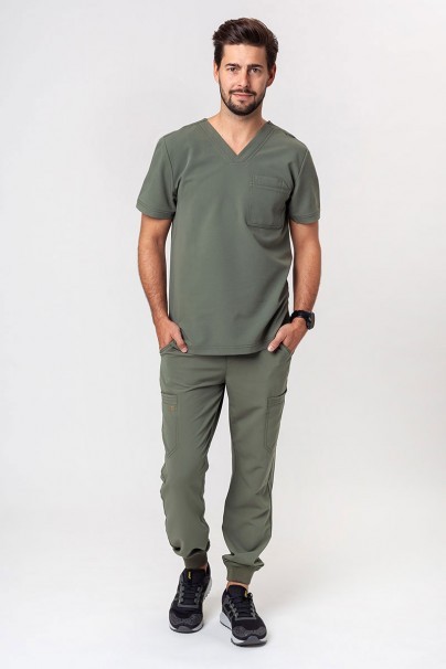 Men’s Maevn Matrix Pro scrubs set olive-1