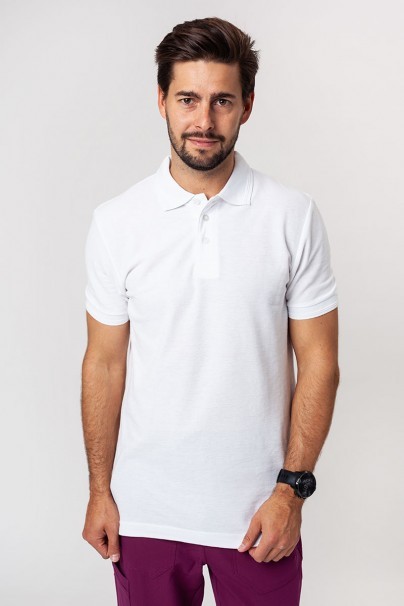 Men’s Malifni Pique polo shirt white-1