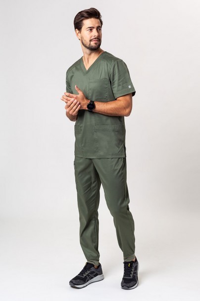 Men’s Maevn Matrix Jogger scrubs set olive-1