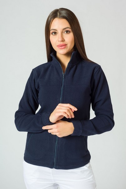 Women’s Malfini Fleece top navy blue-1