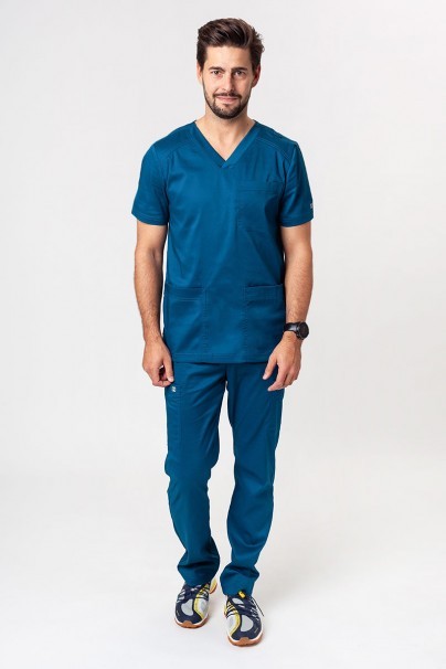 Men’s Maevn Matrix Classic scrubs set caribbean blue-1