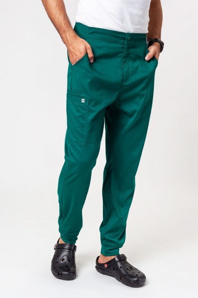 Men's Maevn Matrix scrub jogger trousers hunter green-1