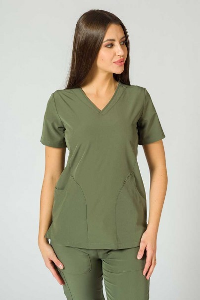 Women’s Maevn Matrix Impulse Classic scrub top olive-1