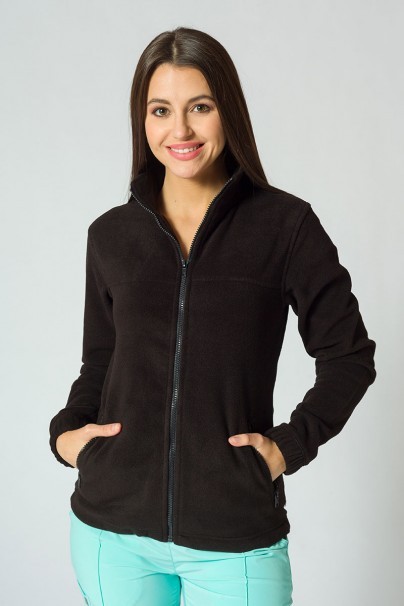 Women’s Malfini Fleece top black-1