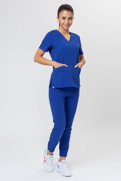 Women's Sunrise Uniforms Premium scrubs set (Joy top, Chill trousers) galaxy blue-1