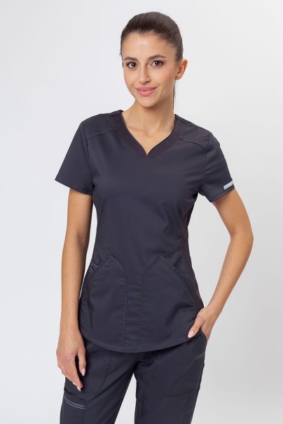 Women’s Cherokee Revolution Active scrub top pewter-1