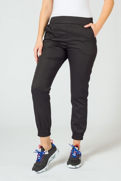 Women's Sunrise Uniforms Easy jogger scrub trousers black-1