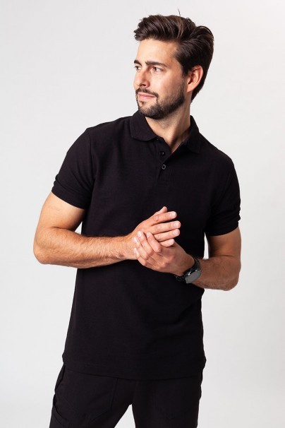 Men’s Malifni Pique polo shirt black-1