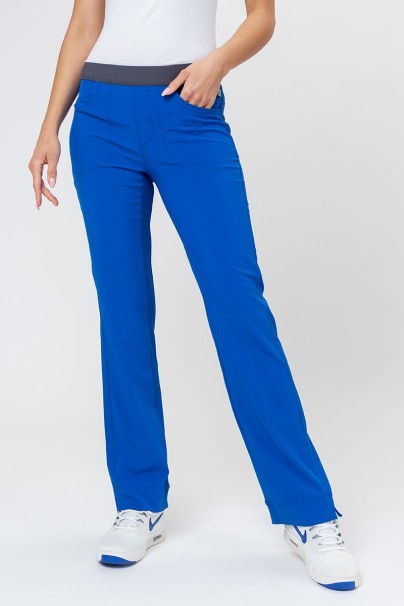 Women's Cherokee Infinity Slim Pull-on scrub trousers royal blue-1