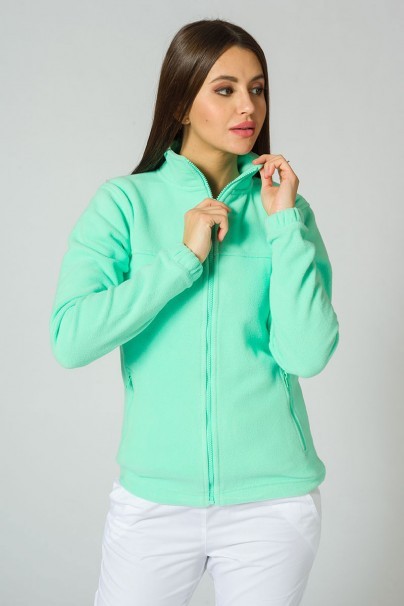 Women’s Malfini Fleece top mint-1