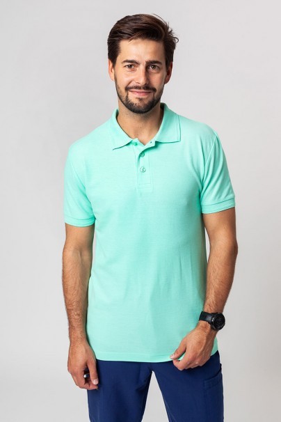 Men’s Malifni Pique polo shirt mint-1
