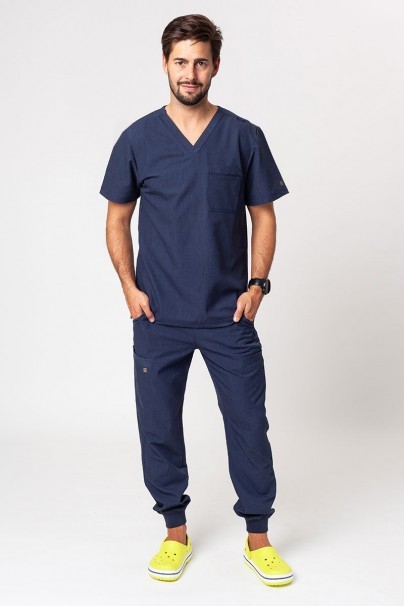 Men’s Maevn Matrix Pro scrubs set heather navy-1