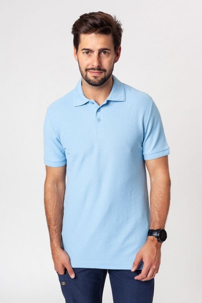 Men’s Malifni Pique polo shirt sky blue-1