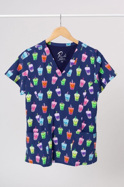 Women’s Maevn Prints scrub top Refreshing Cute-teas-1