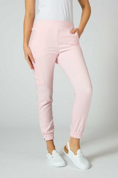 Women's Sunrise Uniforms Premium Chill jogger scrub trousers blush pink-1