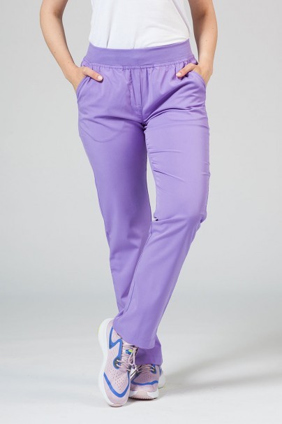 Women’s Adar Uniforms Leg Yoga scrub trousers lavender-1