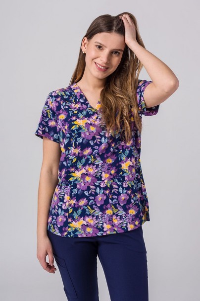 Women’s Maevn Prints scrub top Nature‘s Calm-1
