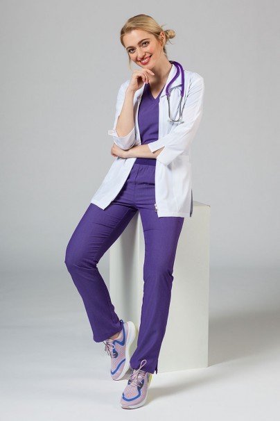 Women’s Maevn Smart Classic 3/4 sleeve lab coat (elastic) -1