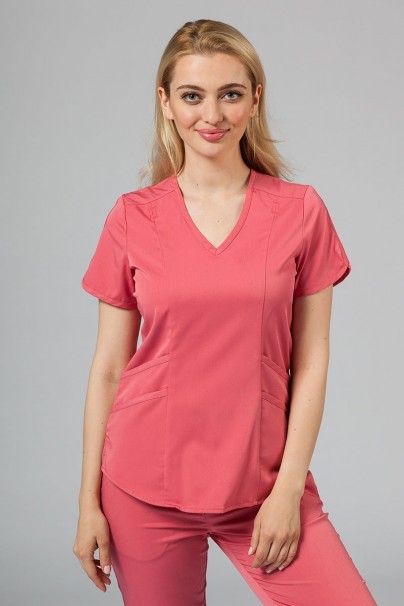 Women’s Adar Uniforms Modern scrub top rapture rose-1