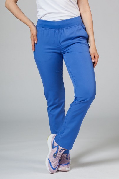 Women’s Adar Uniforms Leg Yoga scrub trousers ceil Blue-1