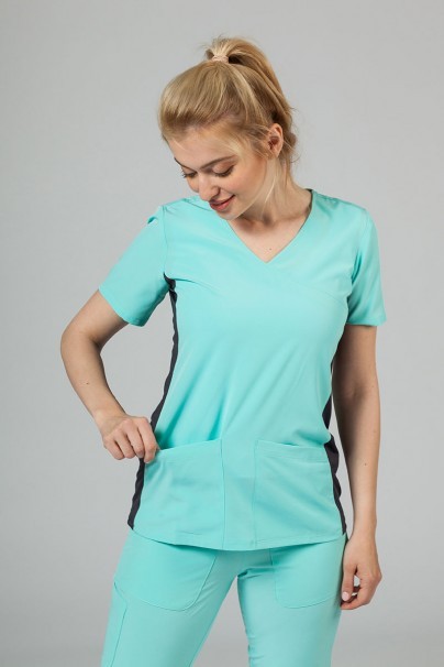 Women’s Maevn Matrix Impulse Asymmetric scrub top aruba-1