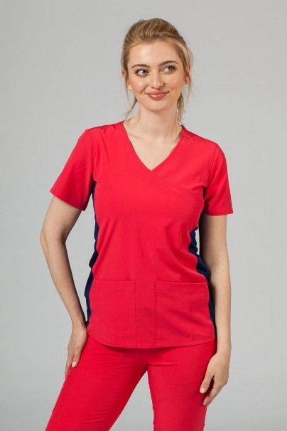 Women’s Maevn Matrix Impulse Asymmetric scrub top watermelon-1