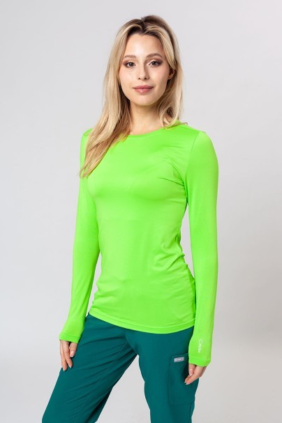 Women’s Maevn Bestee long sleeve top acid lime-1